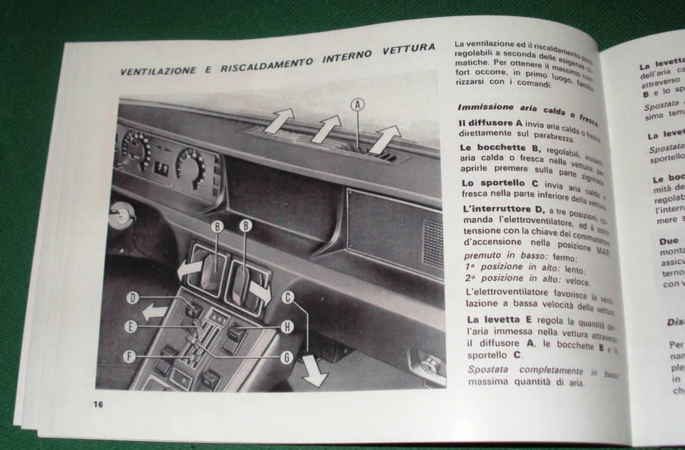 Uso e manutenzione Fiat x1/9 Owner's manual maintenance - Immagine 4 di 4