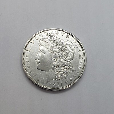 Sterling Silver Dollar Money Clip Spring Back with Morgan Dollar