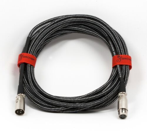 Genuine Grover GP525 XLR-XLR Mic Cable 25ft - Lifetime Warranty - Afbeelding 1 van 1