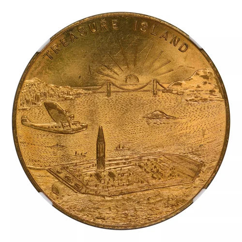 1939 Treasure Island So Called Dollar, Golden Gate Exposition HK-481 NGC MS66
