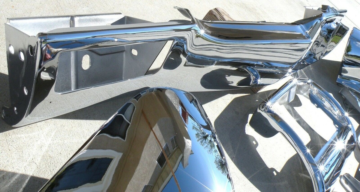 X CADILLAC NEW TRIPLE PLATED CHROME FRONT IMPACT BUMPER 1965 65