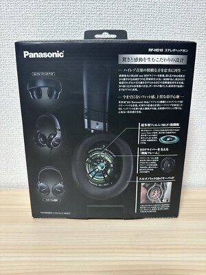 Panasonic RP-HD10-K Enclosed Headphones, High Resolution Sound Source, Black Panasonic RP-HD10-K Enclosed Headphones, High Resolution Sound Source, Black