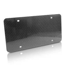 Genuine Hand Made Carbon Fiber Glossy Blank Auto License Plate