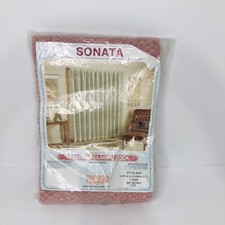 VTG 70’s Trulon Sonata Textured Classic Window Curtains 60” X 80” Pair USA Made