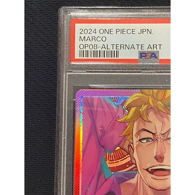 PSA 10 Marco OP08-002 Leader Alt Art One Piece Card Japanese PSA 10 Marco OP08-002 Leader Alt Art One Piece Card Japanese