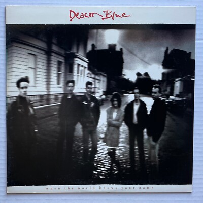 DEACON BLUE When The World Knows Your Name 1989 US ORG Columbia Records LP Minty