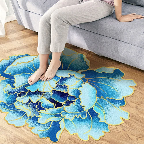 Modern Area Rug Round Carpet Bedroom Door Floor Anti-slip Entry Door Mat - Bild 36 von 38