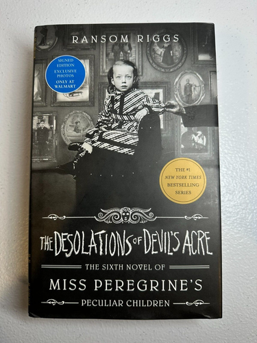 The Desolations Of Devil's Acre. By Ransom Riggs SIGNED 1st ED ...