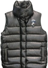 New Fendi Silver Metallic Karlito Vest Jacket 38 Small $2450