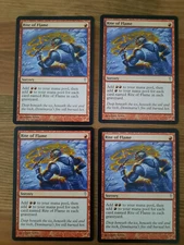 Magic the Gathering MTG -  4 x Rite of Flame (A playset!) - Cold Snap - EX