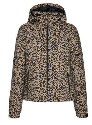 leopard snow jacket
