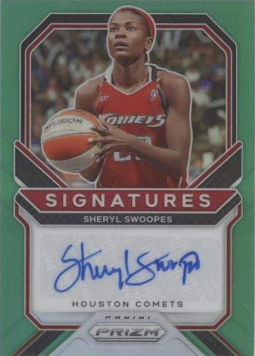 2021 Panini Prizm WNBA - Signatures Sheryl Swoopes #SG-SHS Green