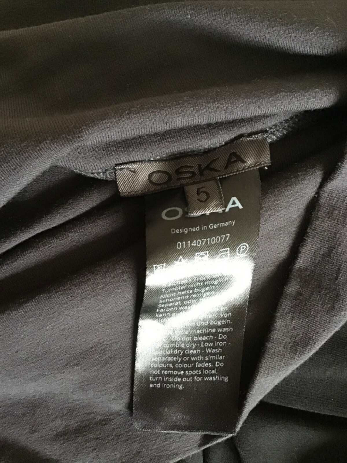Oska Dark Grey Skirt size 5 eBay