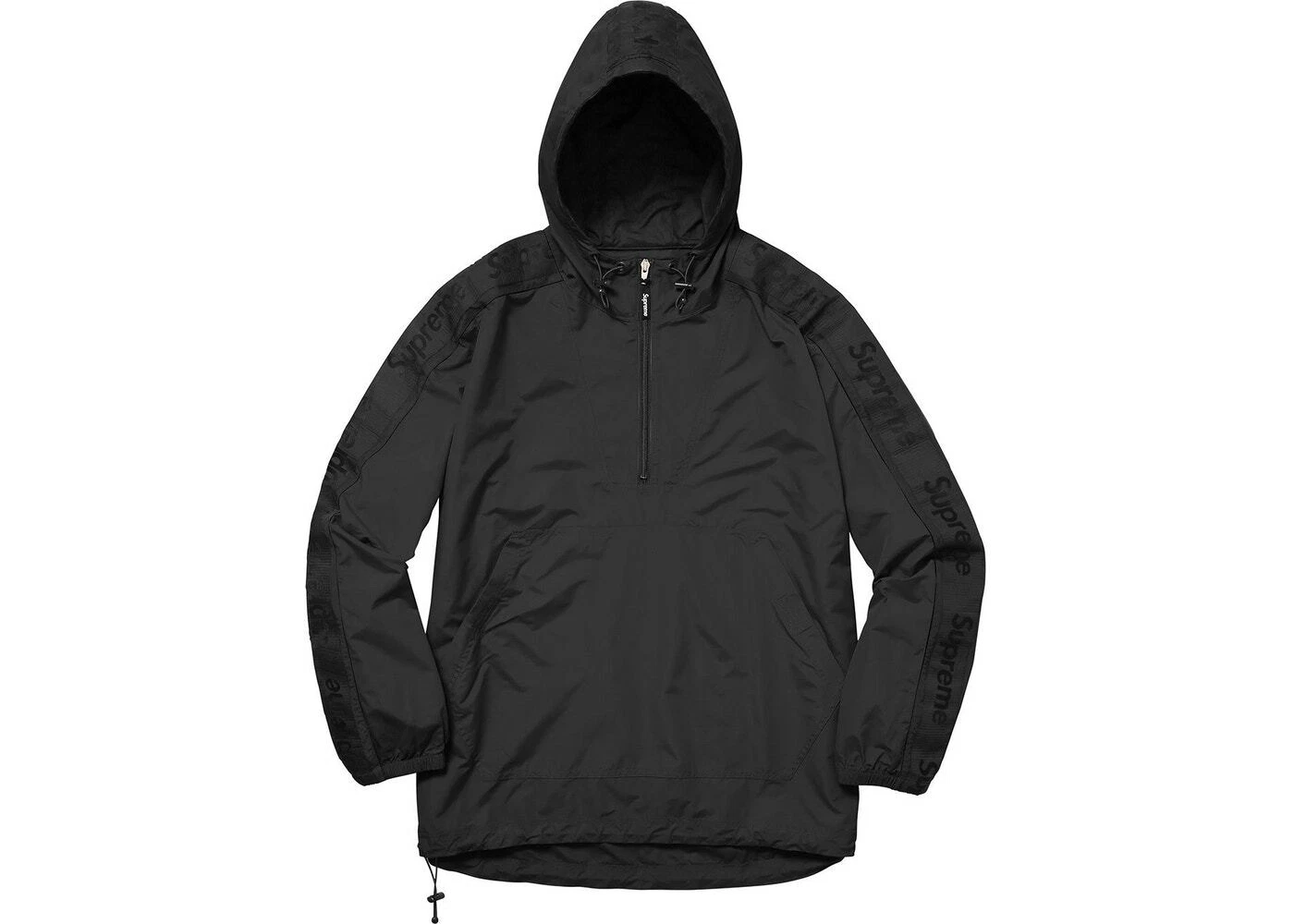 Ruban à manches Supreme Anorak noir Aqua S/S 17
