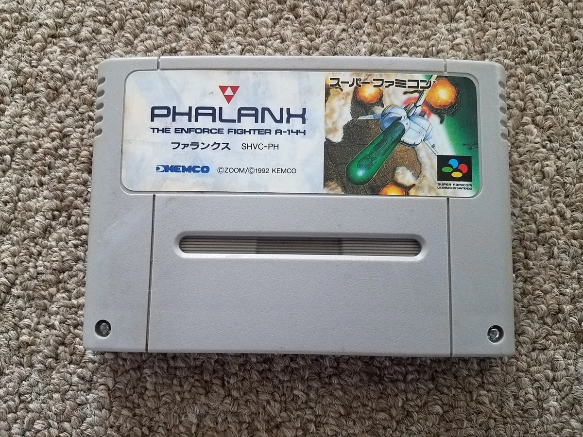 Phalanx Sur Super Famicom (SFC) – NTSC-J – Complet – Bon état – Jeu De Tir
