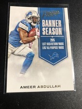 Ameer Abdullah 2016 Prestige Banner Season Detroit Lions Football Card #1 