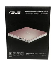 ASUS 8X Extreme Slim External DVD-RW Drive - DVD+R/-R USB 2.0 Power