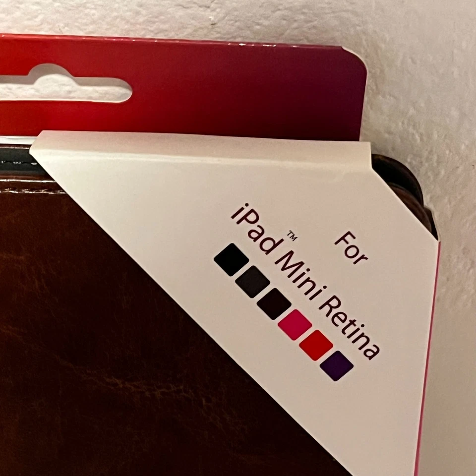 NUEVO ROOCASE DOBLE VISTA 360' Cubierta de Cuero Marrón - Múltiples Ángulos de Visión Foto 4 de 4