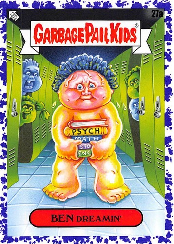 GARBAGE PAIL KIDS 2020 TARDE TO SCHOOL BORDO VIOLA PARALLELO PICK-A-CARD GPK W@W - Foto 106 di 401