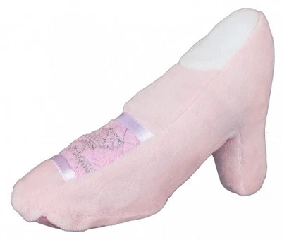 Trixie Hundespielzeug Dog Princess High Heel, Plüsch, ca. 16cm, Farbe: rosa - Bild 1 von 2