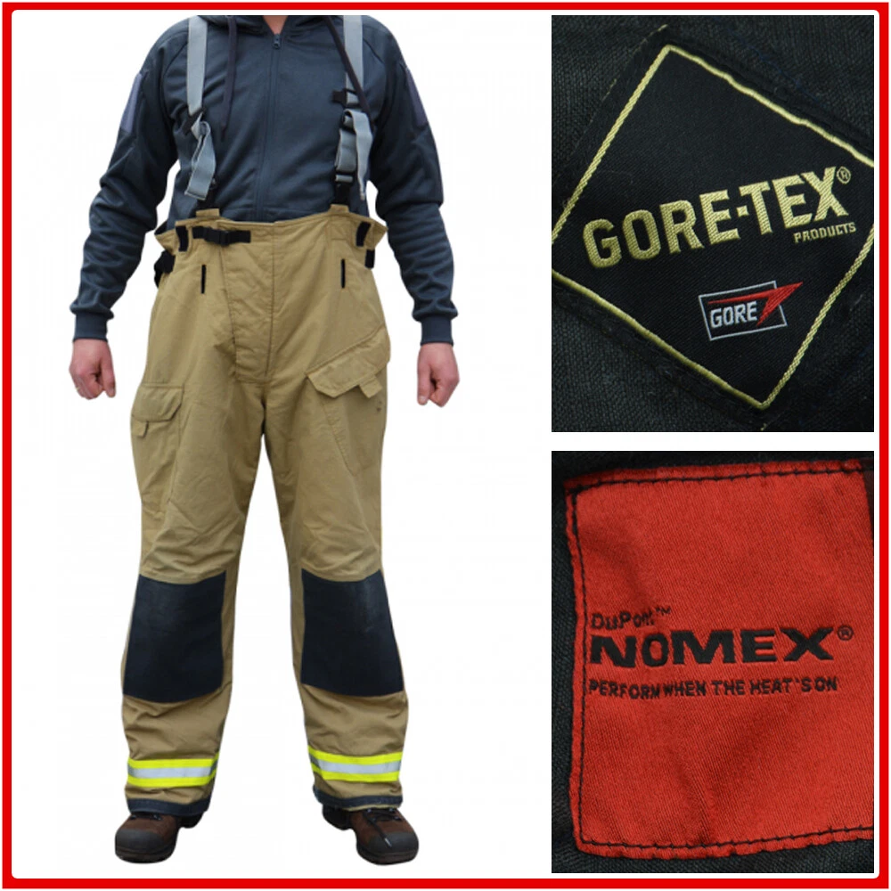 Fireman Fire Resistance Fighting Pants Trousers Royal Navy Gore Tex Nomex
