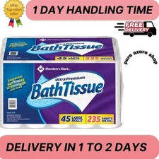 Members Mark Ultra Premium Soft Bath Tissues, 235 Sheets - 45 Rolls