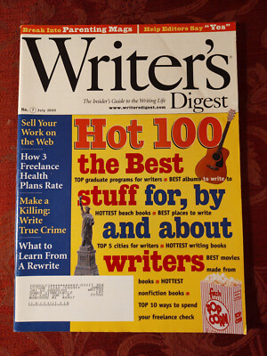 WRITERS DIGEST Magazine July 2000 Hot 100 David Fryxell Hank Nuwer ePublishing