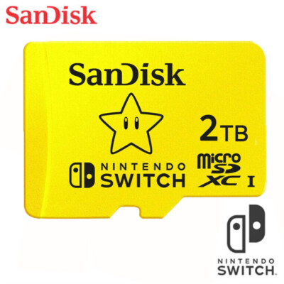 SanDisk 2TB micro SD XC (UHS-I U3-100MB/s) Speicherkarte für Nintendo Switch NEU