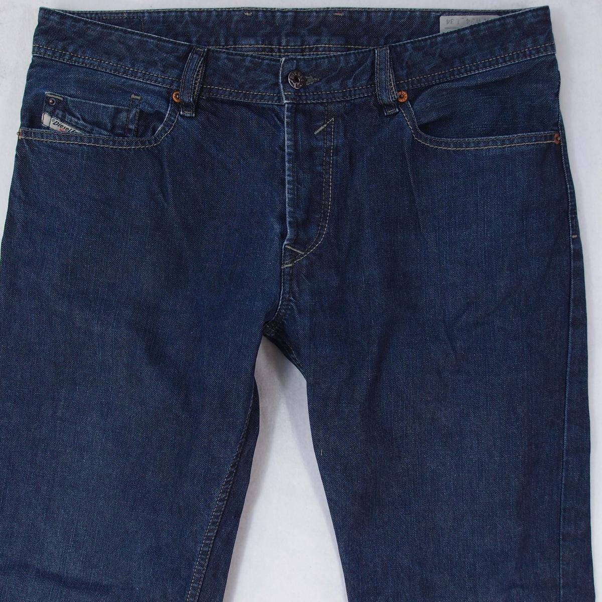 mens-diesel-waykee-0088z-straight-blue-jeans-w34-l34-ebay