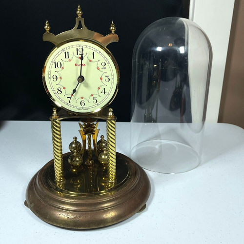 Vintage Kundo Anniversary Clock Germany Kieninger Obergfell No Key