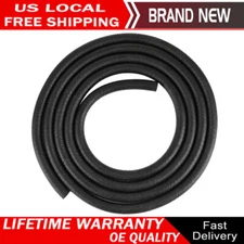 1pcs 3/8 inch Fuel Hose Line Push Lock NBR Rubber SAE 30R7 10FT 300PSI Black