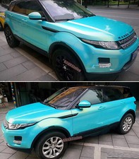 Flat Blue Chameleon Coral Entire Car SUV Wrap Pearl Vinyl Hood Sticker 65FT BO