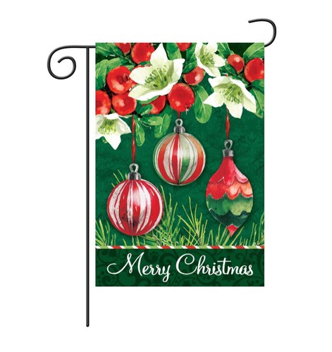 Morigins Weihnachts-Gartenflagge – „Merry Christmas“ Mit Flip-Flops, 31,8x45,7 Cm, Doppelseitig