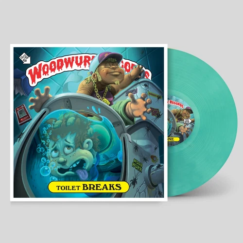 DJ Woody  Toilet Breaks - Scratch Vinyl - Samples  - Light Blue Vinyl (12")