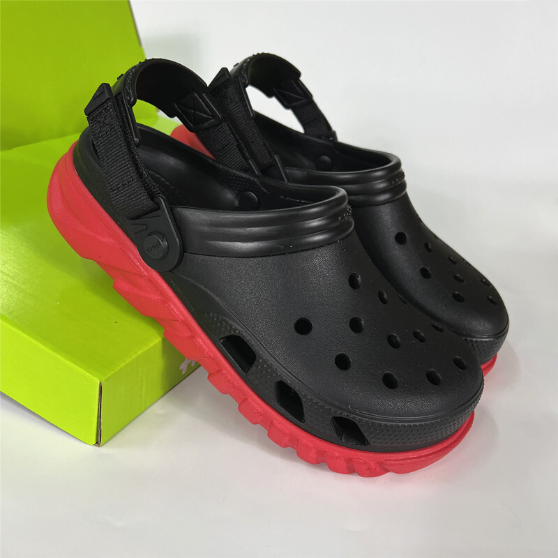 Crocs Duet Max II Unisex Adult Cave Shoes Worm Gear Thick Bottom Beach Shoes