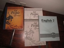 Abeka 7th Of People CLEAN Student Books and T...