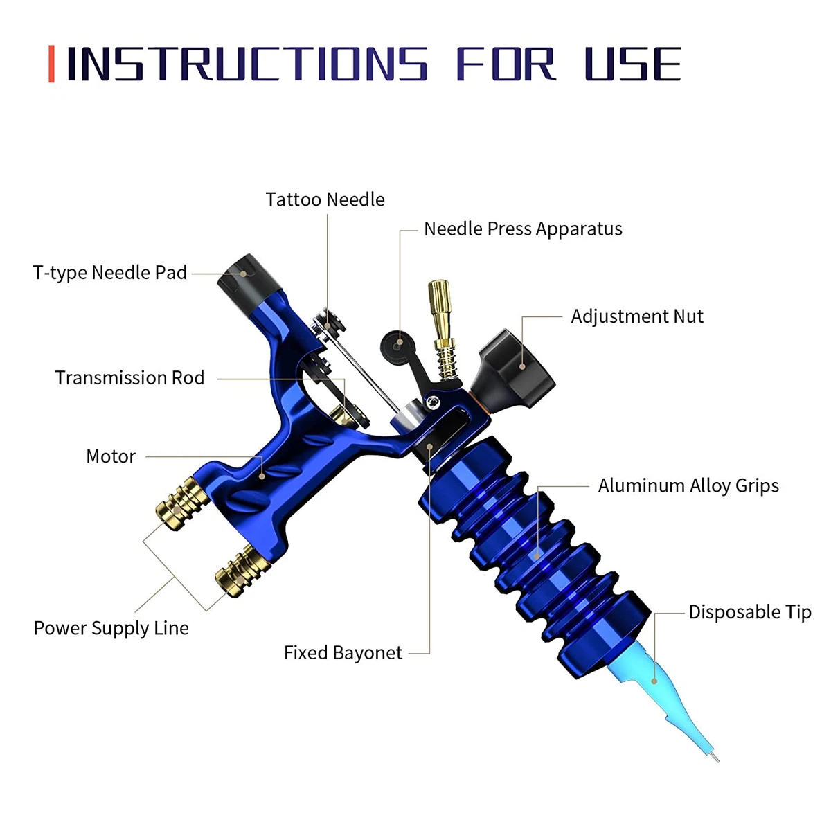 Details 159+ rotary tattoo machine parts list super hot tnbvietnam.edu.vn