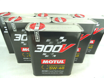 Motul 300V Competiton 5W40 12Liter Ester Rennsport 5W-40 Öl 6x 2Liter Motoröl 