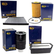 Filter Set SCT Kraftstoff- ÖL- Luft- Innenraum- für Hyundai i40 CW 1.7 CRDi VF Filter Set SCT Kraftstoff- ÖL- Luft- Innenraum- für Hyundai i40 CW 1.7 CRDi VF