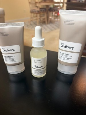 The Ordinary Skincare Bundle   Glycolic Acid, Moisturizer , & Cleanser