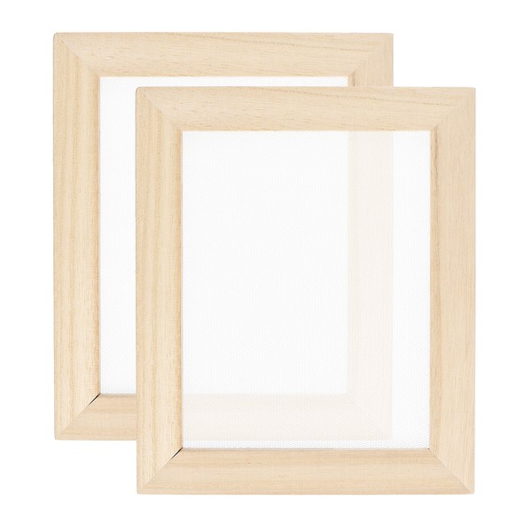 Papierherstellungsrahmen 7,1X5,9 Zoll FüR Diy Karten, Lesezeichen, 2Er-Pack-image