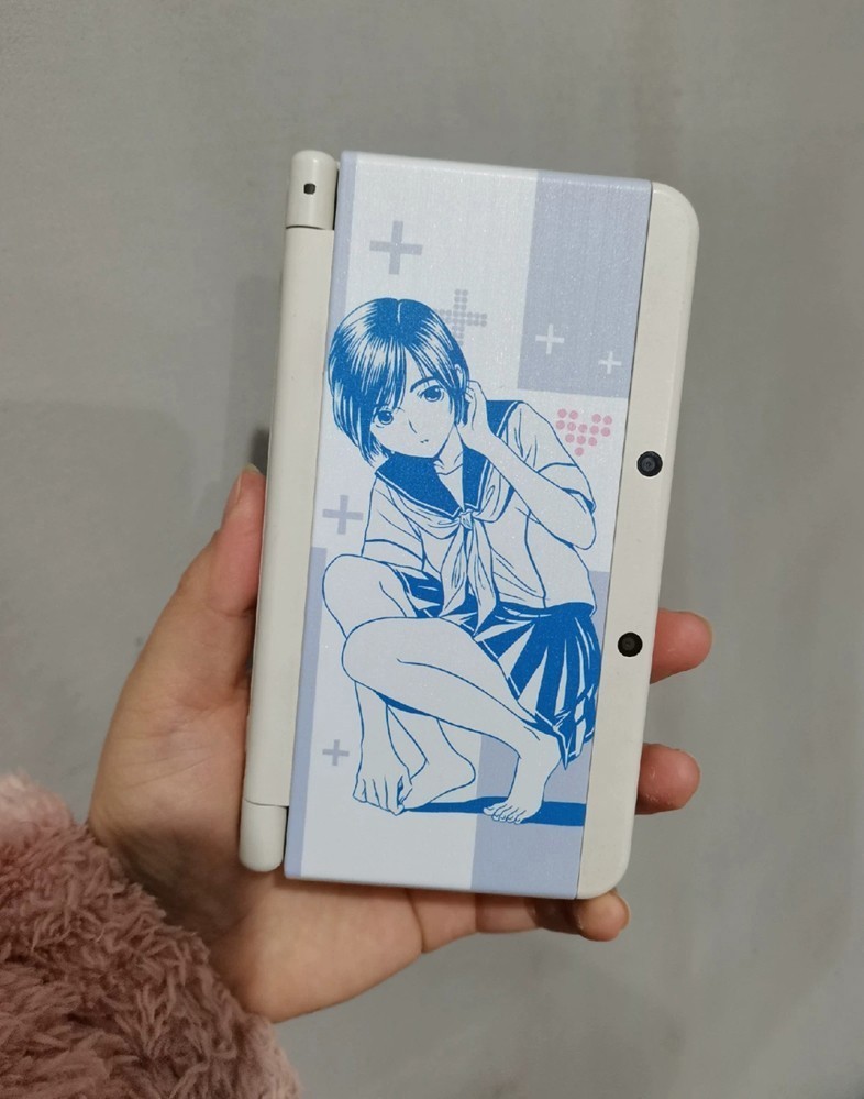 Love Plus Aihara Manaka NEW 3DS Console Top & Bottom Replacement