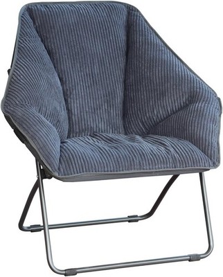 Limited Hexagon Folding Dish Corduroy Chair Perfect Dorm Rooms Bed Rooms Accent