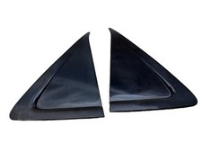 Pair L R Rear Door Trim Triangles Corner Molding 2002-2007 Buick Rendezvous
