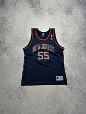 JAYSON WILLIAMS Champion New Jersey Nets AUTHENTIC Jersey 44 Kidd Petrovic Gill