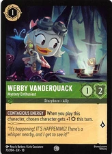Webby Vanderquack Mystery Enthusiast 73/204 Whispers in the Well Lorcana 003027