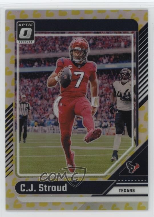 2024 Panini Donruss Optic Flex Prizm 93/149 CJ Stroud #76 0w27