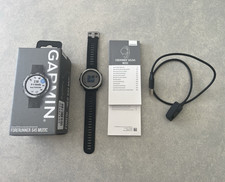 Garmin Forerunner 645 Music GPS Heart Rate Watch Black/Silver 42.5mm Set