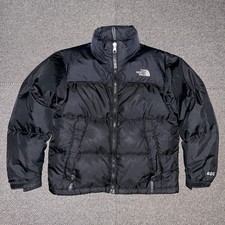 The North Face Boys Black 600 Series Full Zip Puffer Jacket Size Small Outdoors