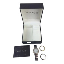 Women's Anne Klein Watch 706S and 2 extra bezels with case